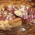 Crostata con marmellata di fichi e fichi freschi