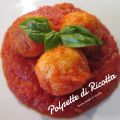 Polpette di ricotta al sugo