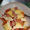 Pollo filante con mortadella su letto di[...]