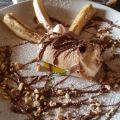 CANNOLO DI PIZZA DOLCE CON BANANE E CREMA DI[...]