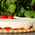 Torta di fragole & mousse al cioccolato bianco