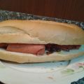 Panino con wurstel
