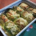 Valigini di verza al forno e crocchette di verza