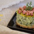 Cheese cake salata agli spinaci