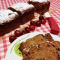 Plumcake al cacao e ciliegie