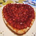 Cuore di crostata con le fragole