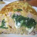 Polpettone con spinaci e scamorza