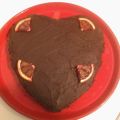 Cuore di cioccolato e arance
