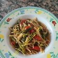 spaghetti integrali spezzati alle cime di rapa