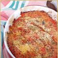 Vermicelli al forno con peperoni e provolone