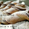 Sole di pasta brisé ripieno di nutella e cocco