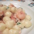 Gnocchetti gamberi e salmone