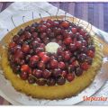 Crostata crema alla panna e ciliegie