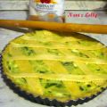 Crostata salata con verza, patate e mozzarella