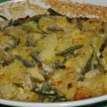 tortino di patate e fagiolini