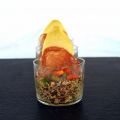 Verrine con quinoa tricolore,campanella del[...]