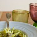 Trofiette al pesto di fave con luganega[...]