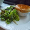 Chicken pie in cocotte