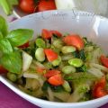Contorno di finocchi con spinacini e fave