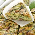 Frittata al forno con i cipollotti