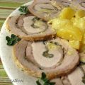 Arista di maiale arrotolata