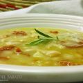 Pasta e fagioli al rosmarino e pomodori secchi