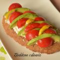 Avocado toast al formaggio