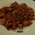 Salsiccia e lenticchie in umido...