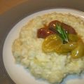 Risotto con salsiccette all'uva