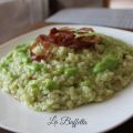 RISOTTO CREMA DI ZUCCHINE E SPECK