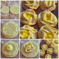 Rose di pasta frolla con cuore di crema[...]