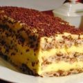 Mattonella con crema al burro e caffè.