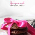 giant chocolate cookies