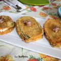 MELANZANE CON MOZZARELLA E ACCIUGA