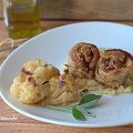 Bocconcini di lonza farciti su purea di[...]