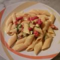 Pennoni Zucchine, Pancetta e Zafferano