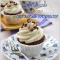 Cupcake al cacao e crema alla vaniglia