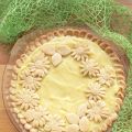 Crostata senza burro alla crema e fava tonka
