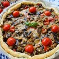 Quiche alla parmigiana con melanzane grigliate