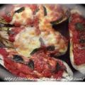 Barchette di melanzane alla pizzaiola