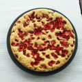 Cake di polenta alle fragole e limone