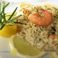 Risotto ai gamberi limone e rosmarino