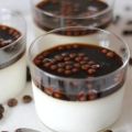 PANNA COTTA CON GELATINA DI CAFFE’ E AMARETTO