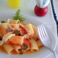 RIGATONI CAPRESI AFFUMICATI