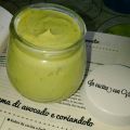 Crema di avocado e coriandolo