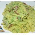 TAGLIOLINI AL PESTO DI VERZA E SPECK