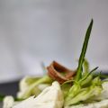 PUNTARELLE E CAVOLFIORE CRUDO,  IN INSALATA