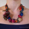 Come trasformare un foulard in una collana