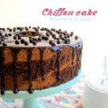 Torta chiffon marmorizzata al cioccolato e orzo