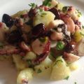 Insalata di patate e polipetti con pinoli